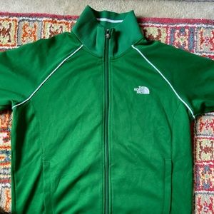 Green The North Face jacket